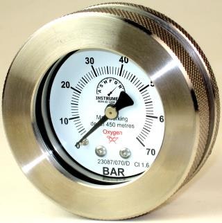 Mini Caisson Gauge - 63mm Subsea 450m Gauge