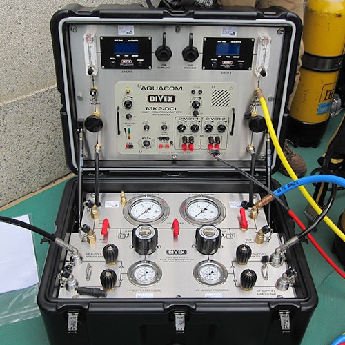 2 Diver Mixed Gas Panel with communications
