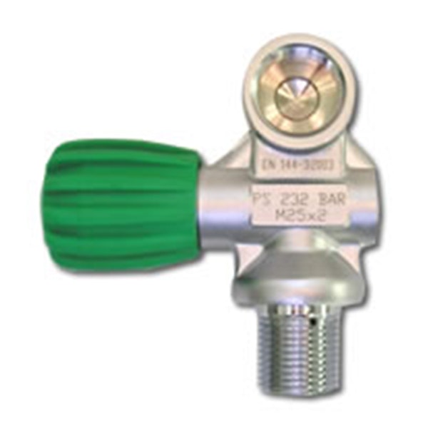 Nitrox valve for single tank
